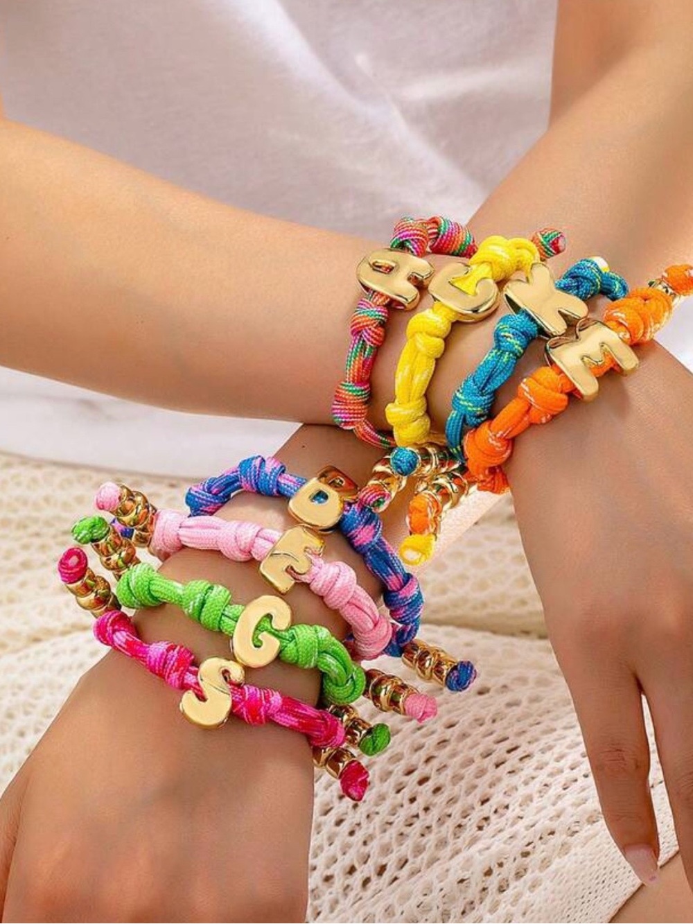 Initial charm Bracelets - Picture 2 of 4